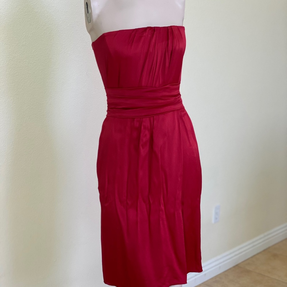 Dolce & Gabbana Scarlet Strapless Dress - Picture 3 of 10